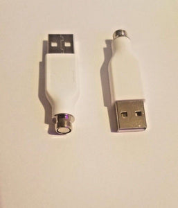 2 PACK USB Charger Adapter White Universal 510 Thread Vape Battery Cce Tacoma Clouds 2 PACK USB Charger Adapter White Universal 510 Thread Vape Battery Cce Tacoma Clouds