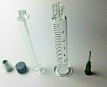 Load image into Gallery viewer, 5ML Oil SYRINGE Borosilicate GLASS Luer Lock W/ TIP Dab Thick Concentrate Co2